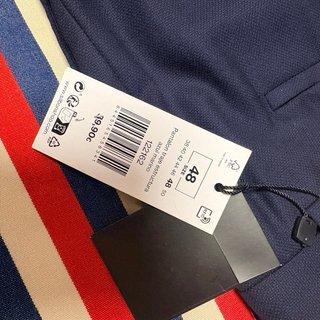 Pantalón de traje azul marino Silbon a estrenar