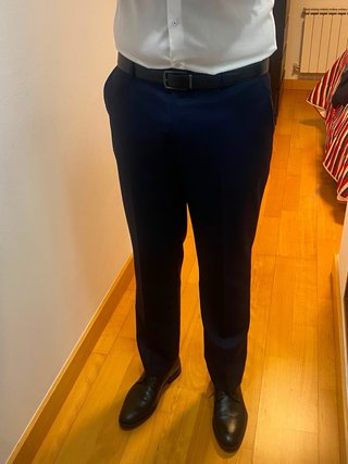 Pantalón de traje azul marino Silbon a estrenar