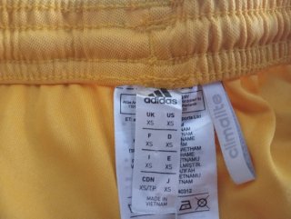 Pantalón Corto Deportivo Adidas Amarillo/Negro