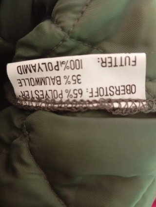 Giubbotto Barbour verde taglia XXL