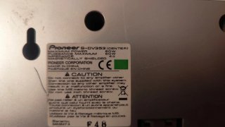 Home cinema 5.1 Pioneer XV-DV353