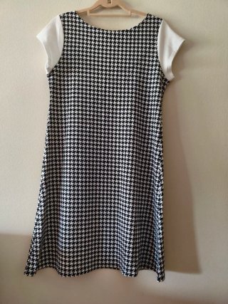 Vestido elegante pata de gallo talla XXL como L
