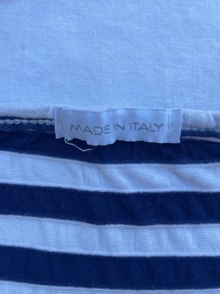 Vestito corto righe spalle scoperte