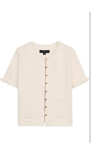 Chaqueta Zara punto botones dorados