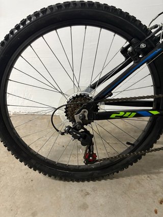 Bicicleta B-PRO 24” Negra y Verde