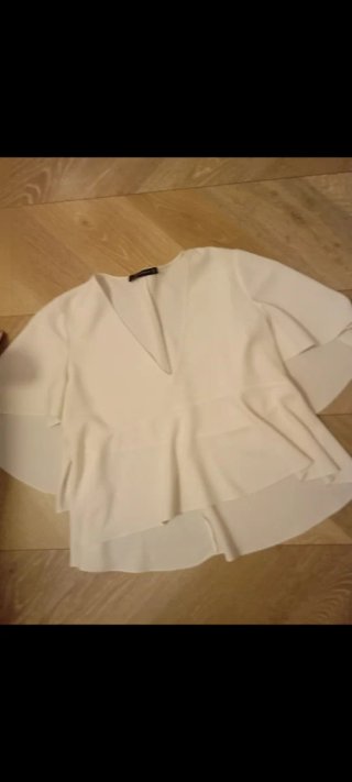 Blusa crep blanca
