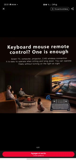 Teclado Inalámbrico Gaming MRSVI con Touchpad