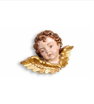 Coppia di Cherubini Angeli Dorati