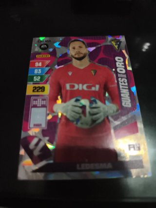 Carta Fútbol Panini Guantes de Oro