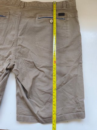 Bermudas hombre beige algodón talla 52