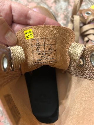 Dr. Martens Alti donna oro/rosa