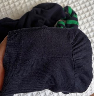 Jersey Lauren Ralph Lauren azul con rayas verdes
