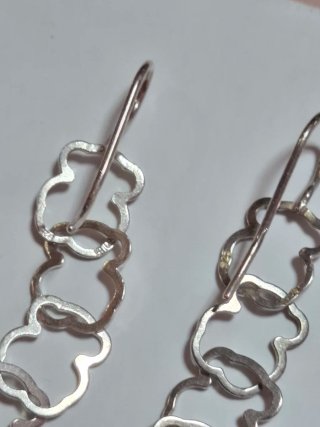 Pendientes Tous Oso Plata