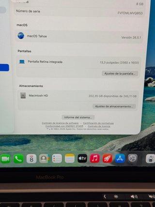 MACBOOK PRO M1 SEMINUEVO