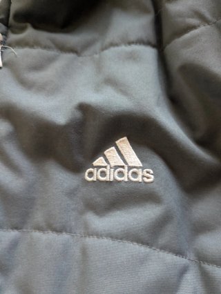 Chaqueta Ligera Adidas Gris  Talla 164 (14 años)