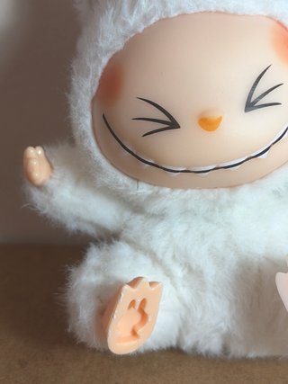 Labubus Peluches Conejo Mint y Blanco