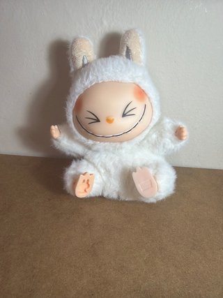 Labubus Peluches Conejo Mint y Blanco