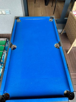 Futbolín Multijuego: Billar, Pin Pong, Hockey, Bol