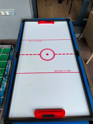 Futbolín Multijuego: Billar, Pin Pong, Hockey, Bol