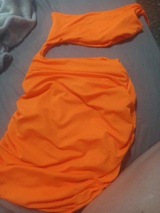 Vestido naranja talla S
