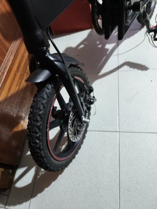 Bicicleta eléctrica plegable Windgoo B20 Negra