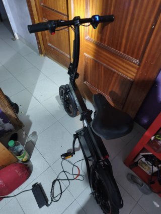 Bicicleta eléctrica plegable Windgoo B20 Negra