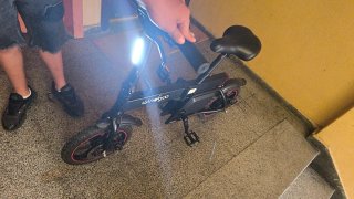 Bicicleta eléctrica plegable Windgoo B20 Negra