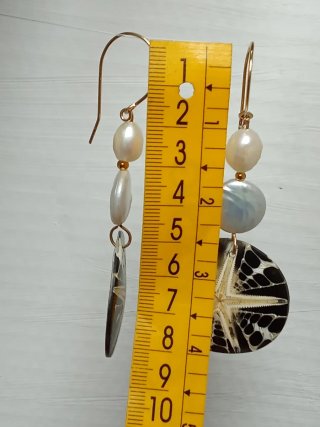 Pendientes Perlas Barrocas y Estrella de Mar
