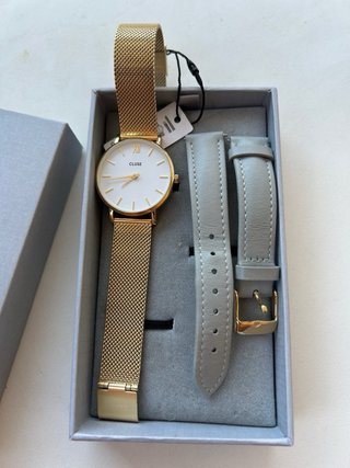 Reloj Cluse Dorado 38mm Blanco
