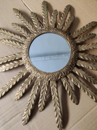 Espejo Sol Bronce/Latón