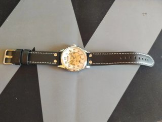 Reloj Automático Longlux Blanco y Negro