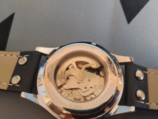 Reloj Automático Longlux Blanco y Negro