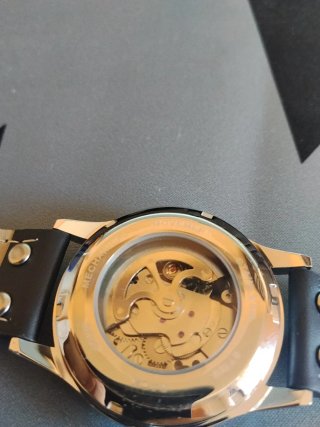 Reloj Automático Longlux Blanco y Negro