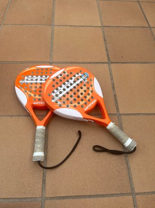 2 Palas de Pádel Artengo Naranja