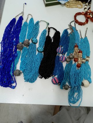 Collana vintage simil turchese