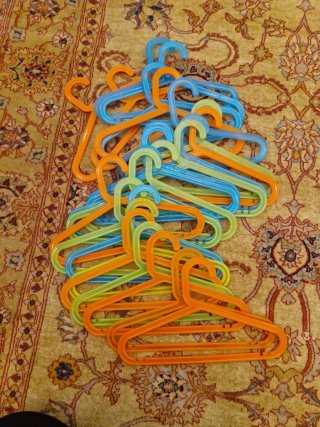 Lote 25 Perchas Niños Ikea Plástico