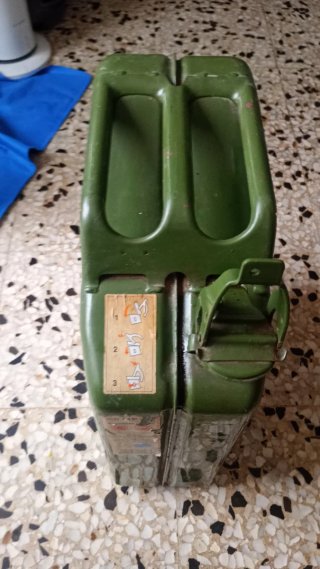 Bidón metalico de gasolina 20L verde