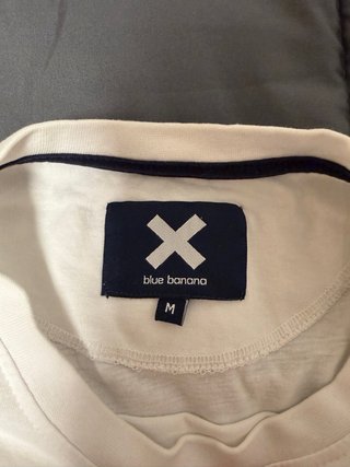 Camiseta Blanca Blue Banana Talla M