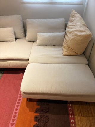 Sofá Soderhamn Ikea Beige
