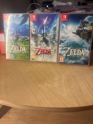 Pack 3 Juegos Zelda Nintendo Switch
