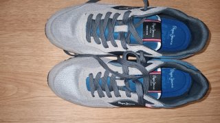 Zapatillas Pepe Jeans casual azul y gris