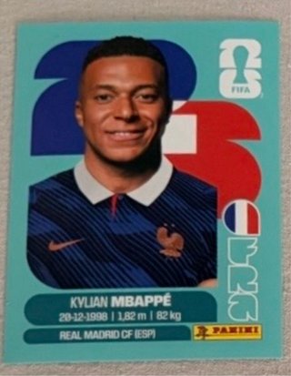 5 Cromos Mundial 2026: Mbappé, Haaland, Messi, CR7