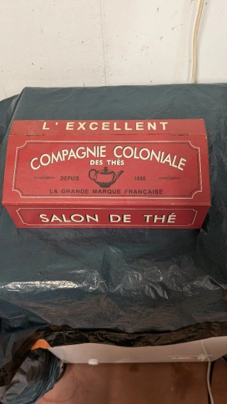 Caja de té Compagnie Coloniale