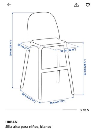 Sillas altas IKEA para niños