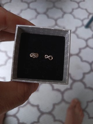 Pendientes Pandora Infinito Oro y Plata
