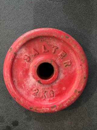 Discos de pesas para gimnasio. Barra de 28mm