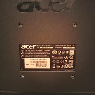 Monitor LCD Acer AL1716s 17