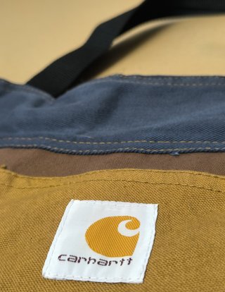 Carhartt Tote Bag Bolso Lona Tricolor Azul Marrón