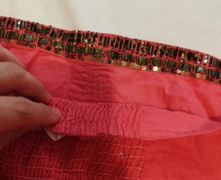Vestido palabra de honor rosa