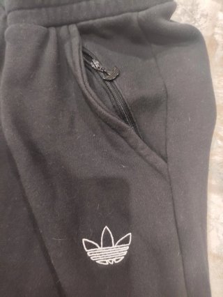 Pantalón Chándal Adidas Negro Rojo Blanco